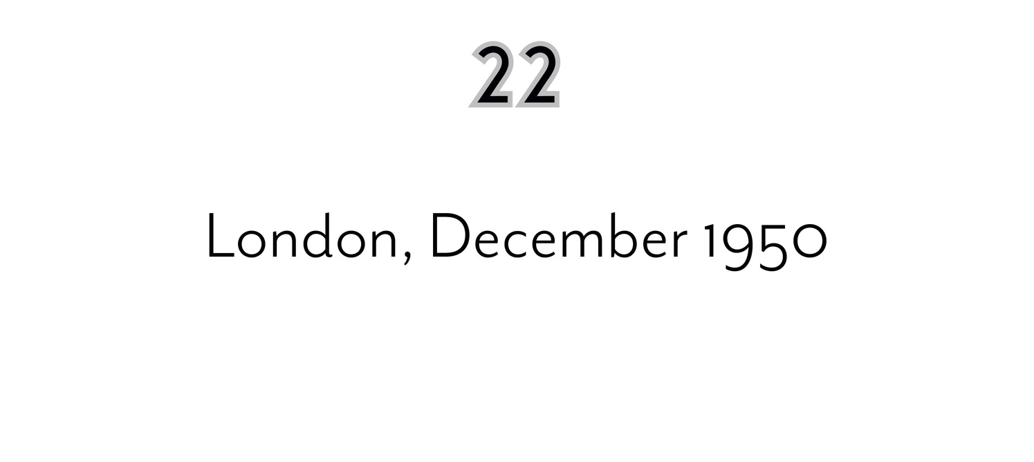 22 London, December 1950