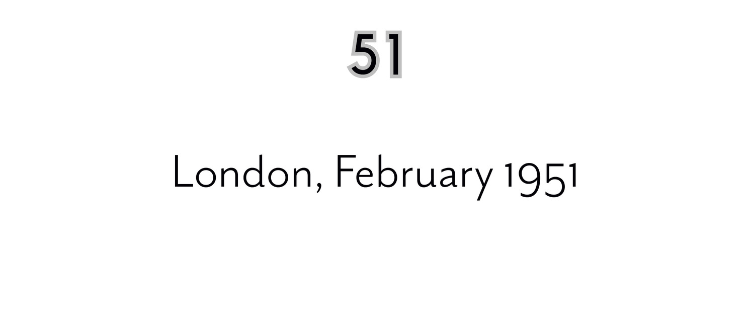 51 London, February 1951