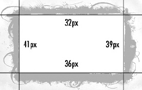 Where the four specified values in border-image will slice the image