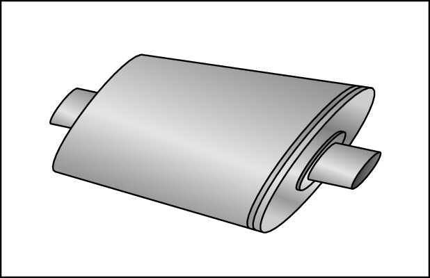 Figure 7-16:  The muffler.