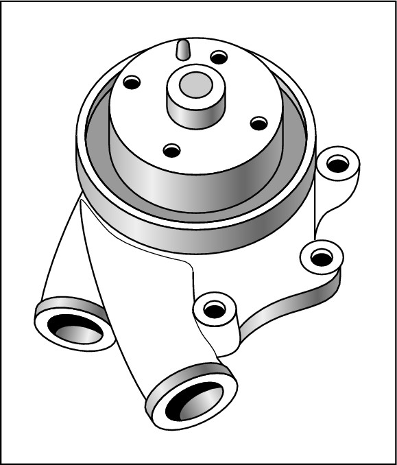 Figure 11-3:  A water pump.