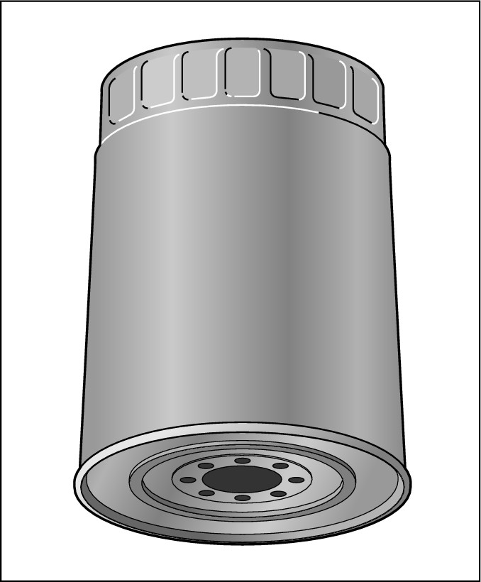 Figure 13-4:  An oil filter.