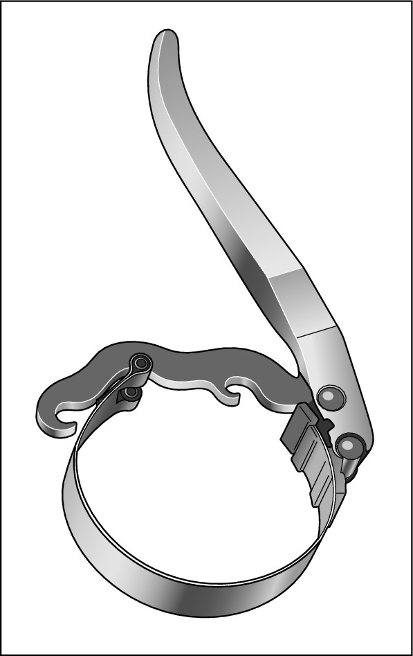 Figure 13-5:  An oil filter wrench.