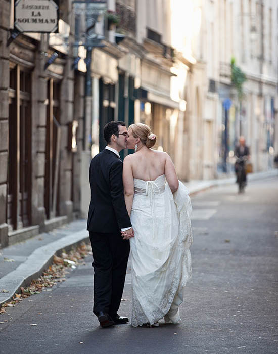 Photo of couple on street.