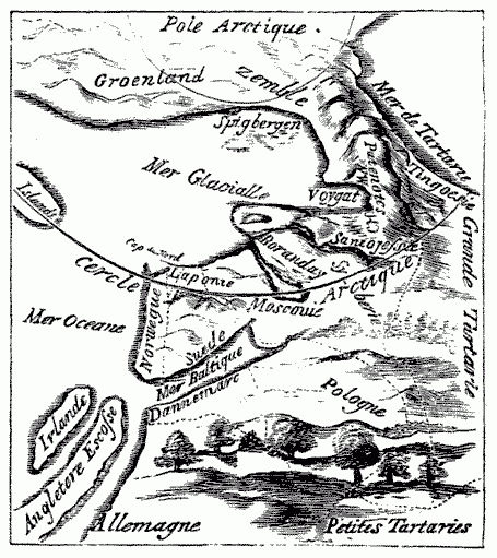 DE LA MARTINIÈRE'S MAP.