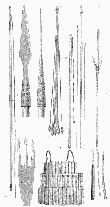 CHUKCH WEAPONS AND HUNTING IMPLEMENTS.