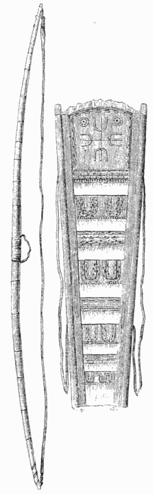 CHUKCH BOW AND QUIVER.