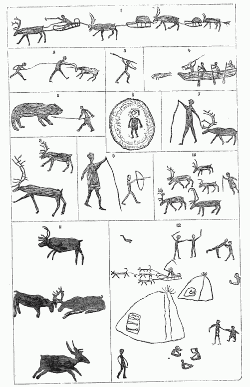 DRAWINGS MADE BY CHUKCHES.