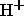 \text{H}^+