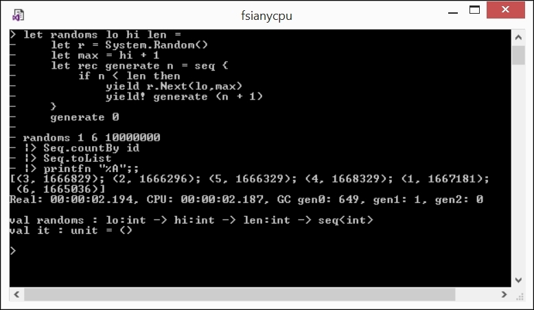 Counting aggregation