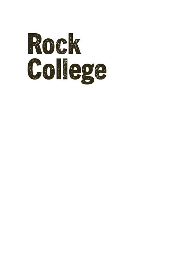 Half Title of Rock College