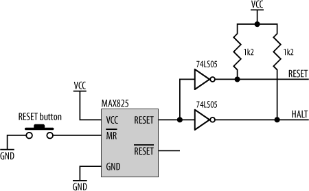 MAX825 reset circuit for a 68000