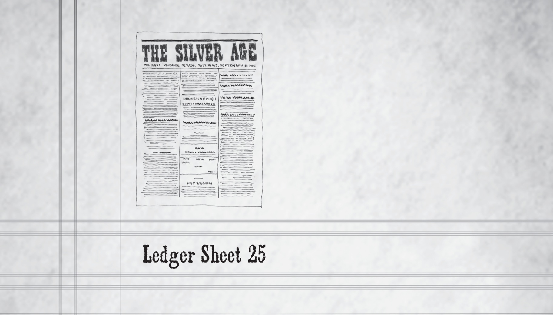 Ledger Sheet 25