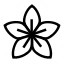 Vellum flower icon