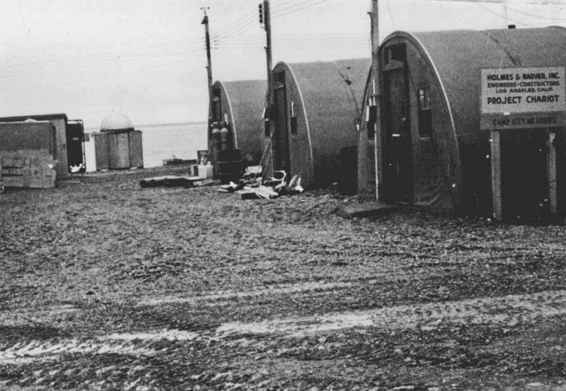 The AEC camp at Ogotoruk Creek had sleeping quarters. . .