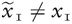 x˜1≠x1