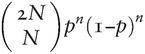 (2NN)pn(1−p)n