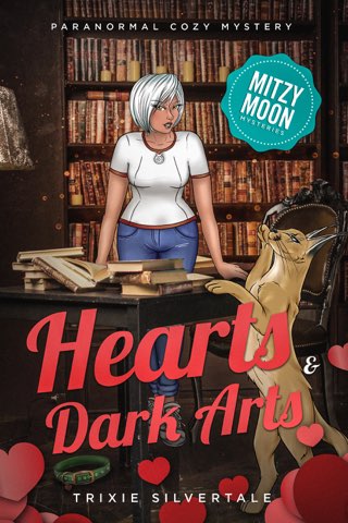 Buy link for Hearts and Dark Arts: Paranormal Cozy Mystery (Mitzy Moon Mysteries 12)