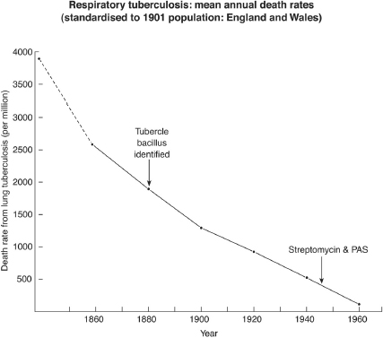 Adapted from Thomas McKeown, The Role of Medicine, Oxford: Blackwell, 1979.