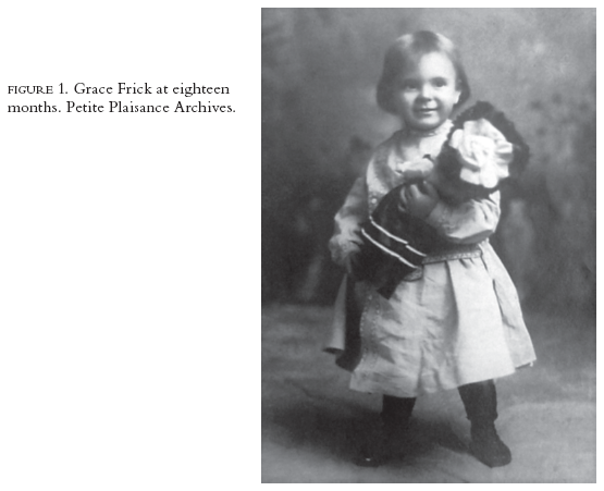 Image: FIGURE 1. Grace Frick at eighteen months. Petite Plaisance Archives.