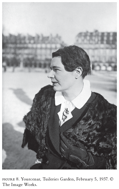 Image: FIGURE 8. Yourcenar, Tuileries Garden, February 5, 1937. © The Image Works.