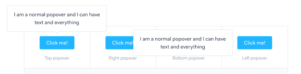 In Marvel’s style guide, examples make it easy to see how different popovers behave.