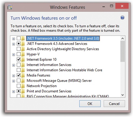 Most of the optional installations involve networking and administrative tools designed for corporate computer technicians. Still, you might want to turn off Games if you don’t have that kind of time to kill, or Tablet PC Optional Components if your computer doesn’t have a touchscreen.