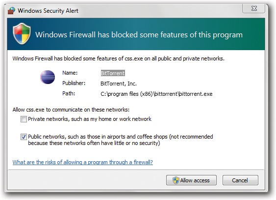 From time to time, your life with Windows will be interrupted by this message. It’s your firewall speaking. It’s telling you that a program is trying to get online, as though you didn’t know. Most of the time, you can just hit Unblock and get on with your life.