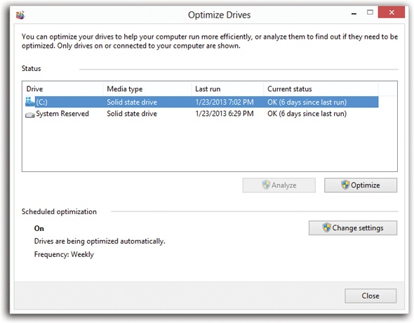 Unless there’s a good reason you don’t want to schedule defragmentation, it’s a good idea to have Windows do it for you automatically—it’s like getting someone else to take out your trash.