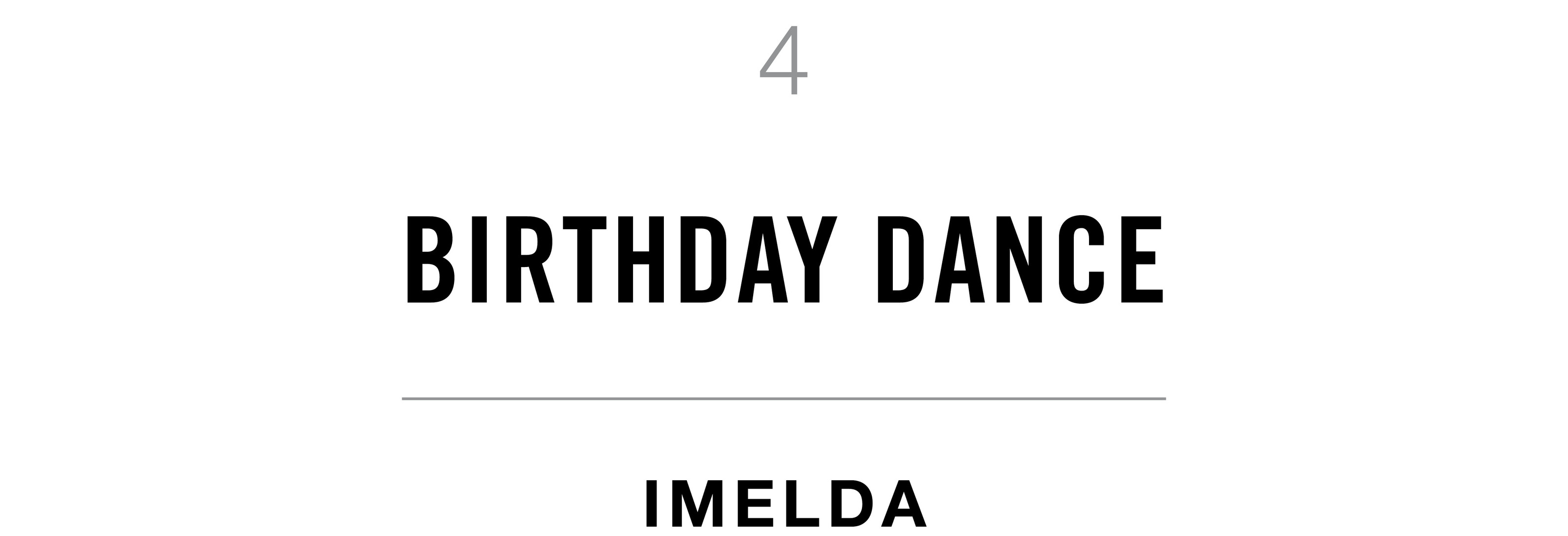 4 Birthday Dance Imelda