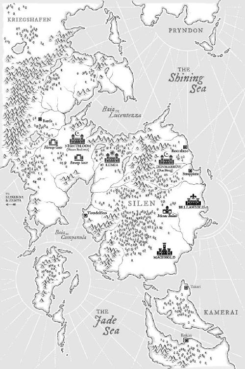 Map of Emaurria and Surrounding Lands