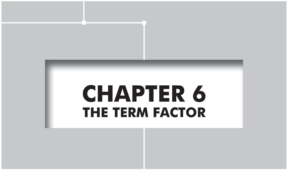 Chapter 6: The Term Factor