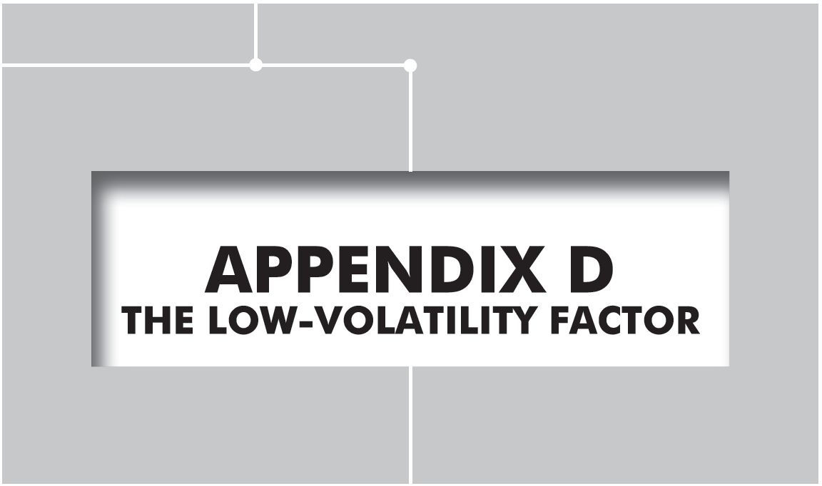 Appendix D: The Low-Volatility Factor