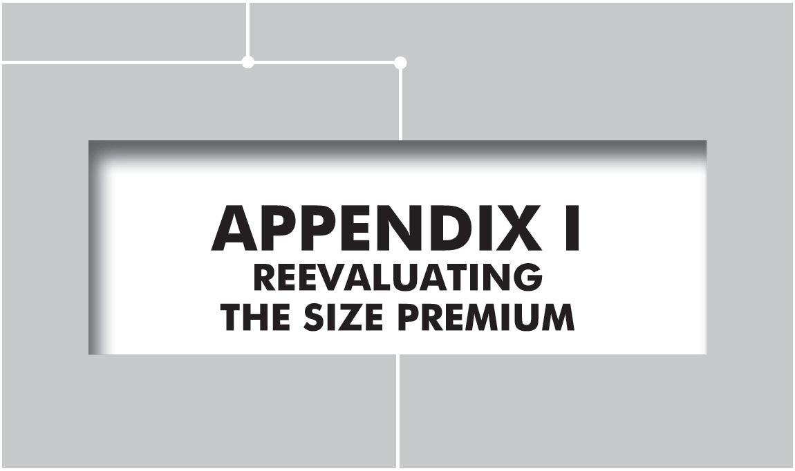 Appendix I: Reevaluating The Size Premium