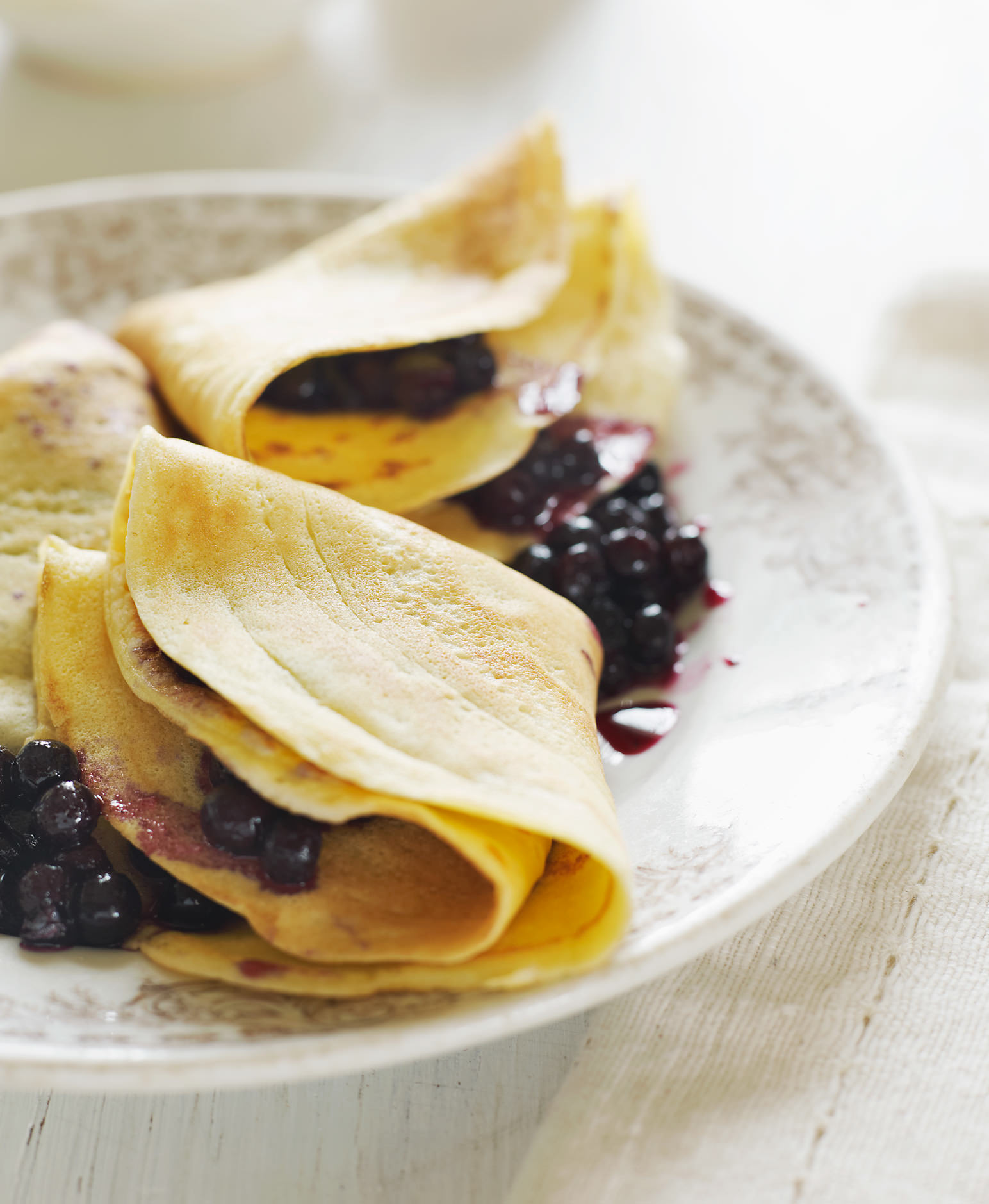 Mormor’s Pancakes with Homemade Blueberry Jam