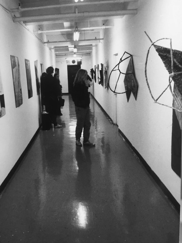 Early hallway show. School of Visual Arts, New York City. 1987.