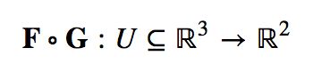 G(F()):U⊆R^3→R^2