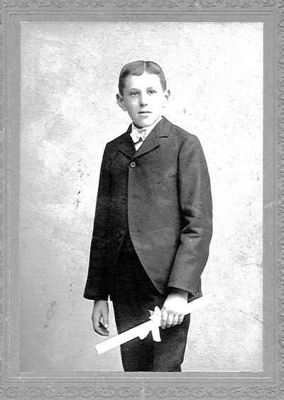 Image of G. H. McCaffrey on his high school graduation