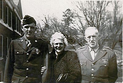 Image of Hugh, Anne D. McCaffrey, G.H. McCaffrey after the war