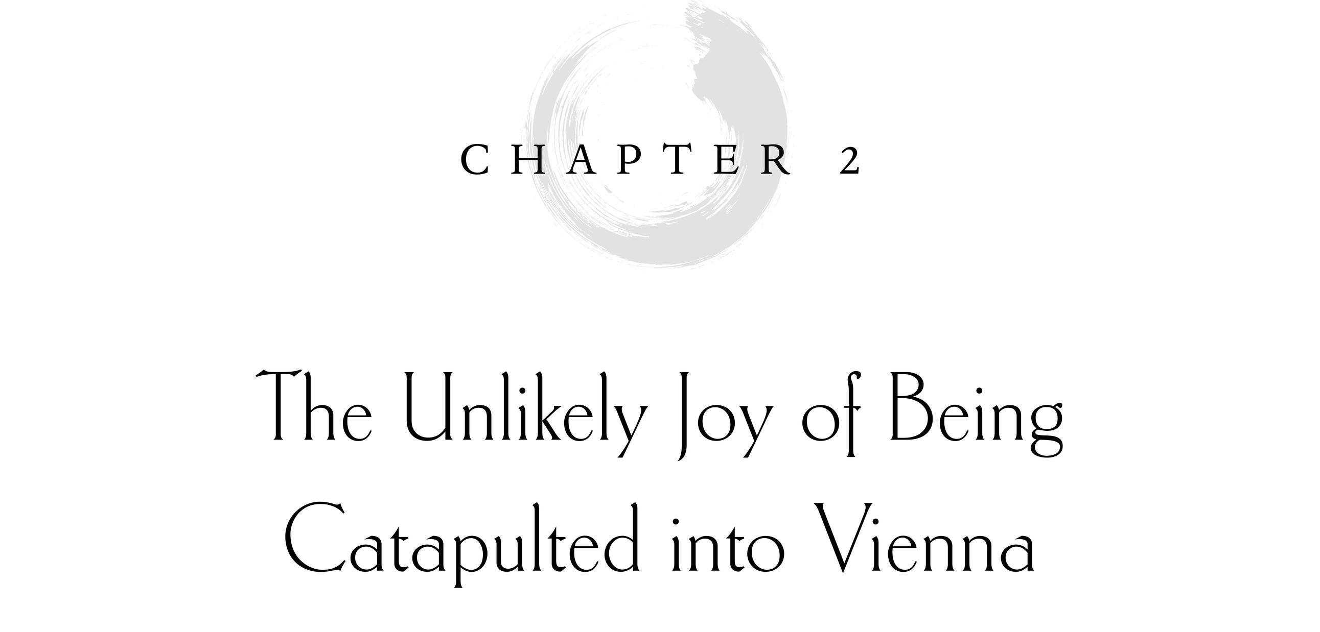 Chapter 2 The Unlikely Joy of Being Catapulted into Vienna