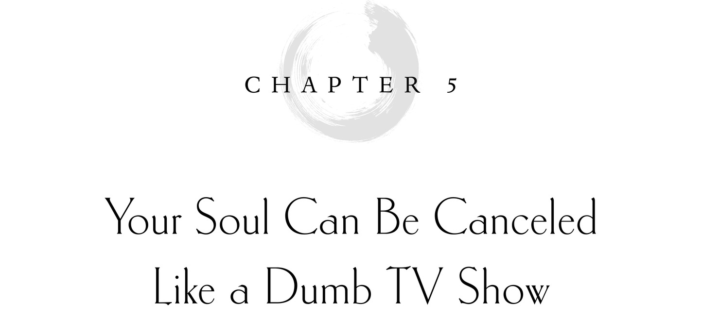 Chapter 5 Your Soul Can Be Canceled Like a Dumb TV Show