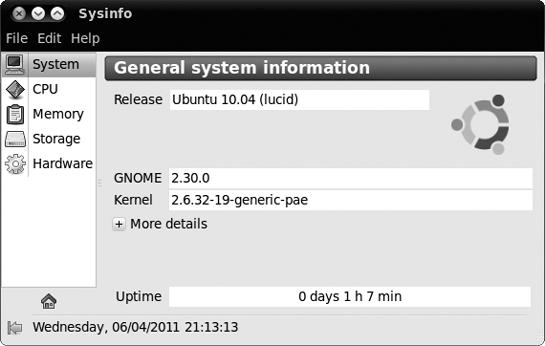 Keeping tabs on your system information with Sysinfo