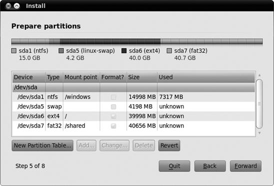 Ubuntu, Windows, and a shared partition