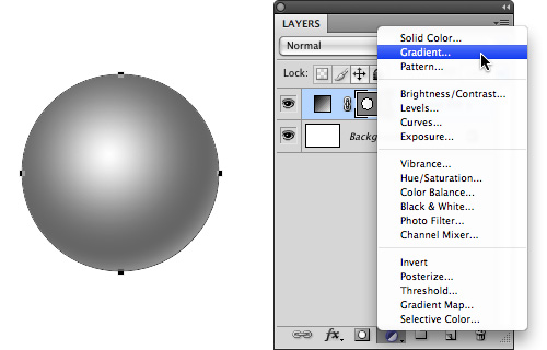 Creating a Gradient Shape Layer