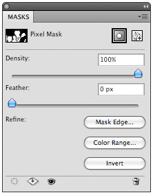 The Masks palette was a great addition to Photoshop CS4.