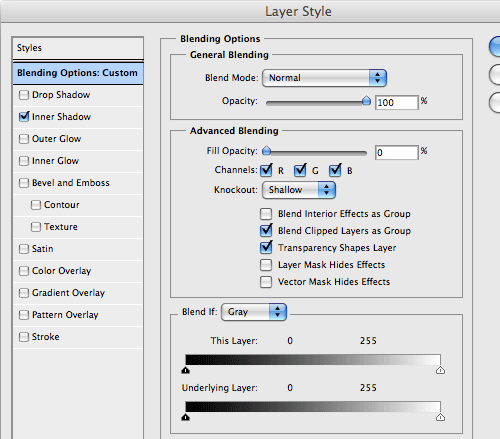 Shallow Knockout samples pixels from the layer directly beneath the current layer's group