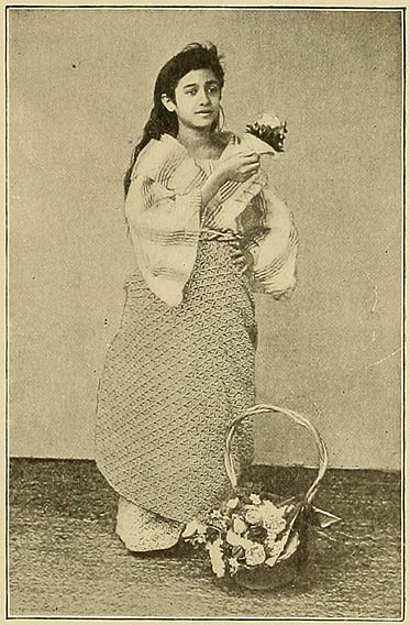 A Mestiza Flower-girl.