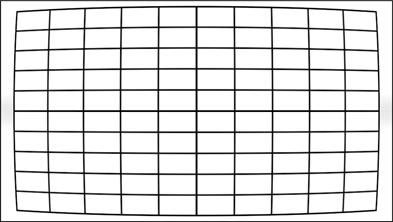 Figure 11.2 Lens distortion