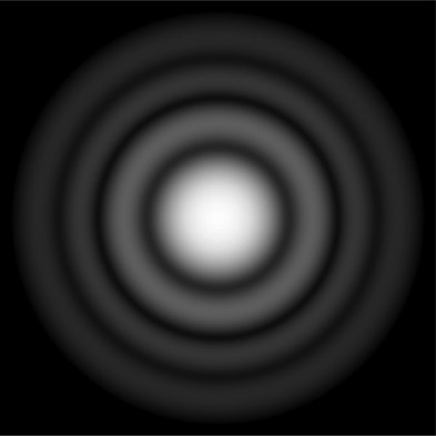 Figure 11.21 An airy disk