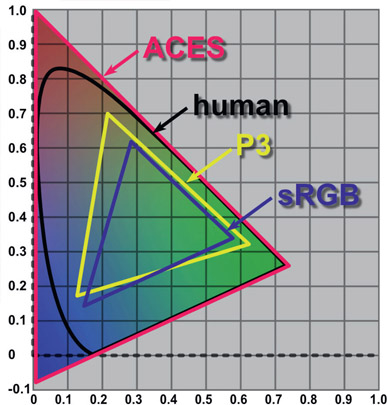 Figure 12.14 The ACES gamut